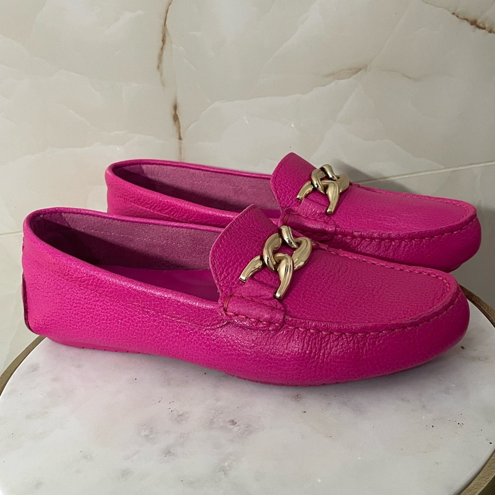 Alex Marie Fuchsia Pink DARLA loafers 7.5 w Comfort Insoles